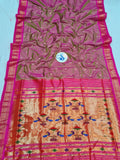 Double Pallu Paithani - 100 % Pure Silk Handloom Saree DPP1 A87