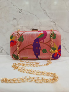 Paithani Clutch Silvar Zari  PR1 A22