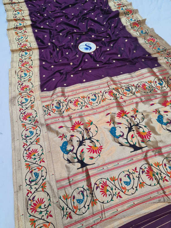 Sundara Semi Paithani Saree-  MK12 F