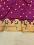 Mayura Semi Paithani Saree-  MK13 A