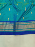 Tissue Padar Paithani - 100 % Pure Silk & Handmade saree