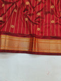 Pure Silk Kadiyal Paithani - Powerloom SLV7 C