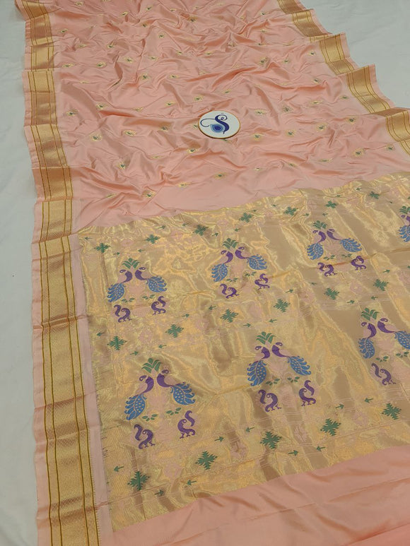 Pure Silk Kadiyal Paithani - Powerloom SLV6 A