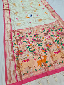 Nandani Double Muniya Paithani Saree MB19 B