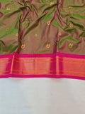 Pure Silk Kadiyal Paithani - Powerloom SLV5