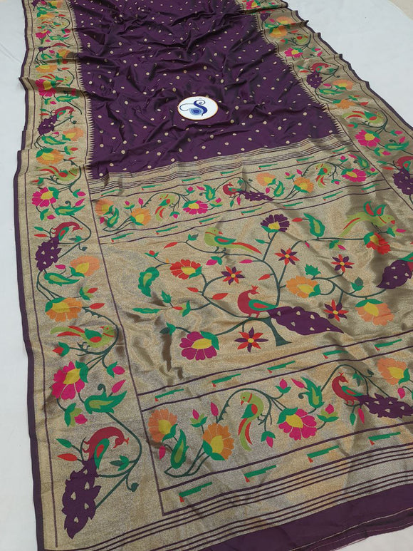 Chandrasena Big Border Paithani Saree NB55 B