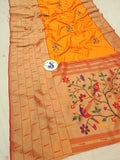 Muniya Big Border Paithani Saree-  NB56 D