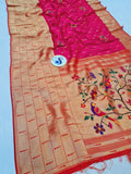 Muniya Big Border Paithani Saree-  NB56 E