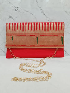 Paithani Purse Mor Popat Red PR1 A129