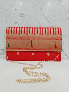 Paithani Purse Mor Popat Red PR1 A130