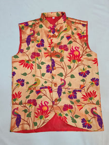 Paithani Jacket - Golden zari