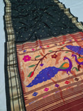 Fancy pallu Paithani - 100 % Natural Silk & Handmade saree