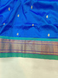 Double Pallu Paithani - 100 % Pure Silk Handloom Saree DPP1 A100