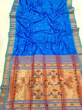 Double Pallu Paithani - 100 % Pure Silk Handloom Saree DPP1 A100