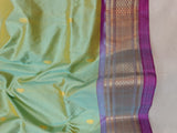 Double Pallu Paithani - 100 % Pure Silk Handloom Saree DPP1 A101