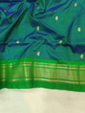 Double Pallu Paithani - 100 % Pure Silk Handloom Saree DPP1 A102