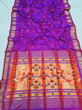 Double Pallu Paithani - 100 % Pure Silk Handloom Saree DPP1 A106