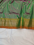 Double Pallu Paithani - 100 % Pure Silk Handloom Saree DPP1 A110