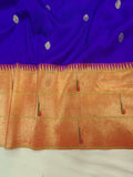 Triple Muniya Paithani - 100 % Pure Silk & Handwoven saree