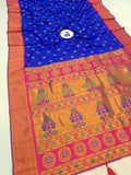 Maharani kadiyal Semi Paithani Saree- MA2 B