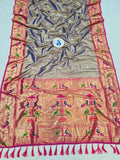 Mor Popat Tissue Paithani Saree- VV3 A