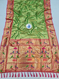 Mor Popat Tissue Paithani Saree- VV3 C