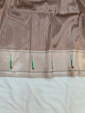 Madhu Tissue Lining Single Muniya Paithani Saree- MK14 B