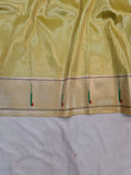 Madhu Tissue Lining Single Muniya Paithani Saree- MK14 E