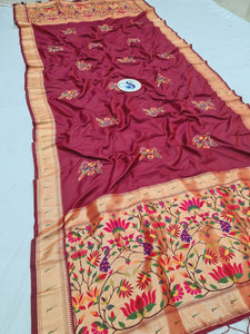 Shankari Paithani Dupatta Allover Zari NB15 F