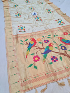 Hemashuka Paithani Saree by Shankari Paithani- NB60 A