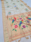 Hemashuka Paithani Saree by Shankari Paithani- NB60 A