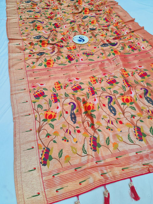 Pdmaroopa Paithani Saree by Shankari Paithani- NB59 I