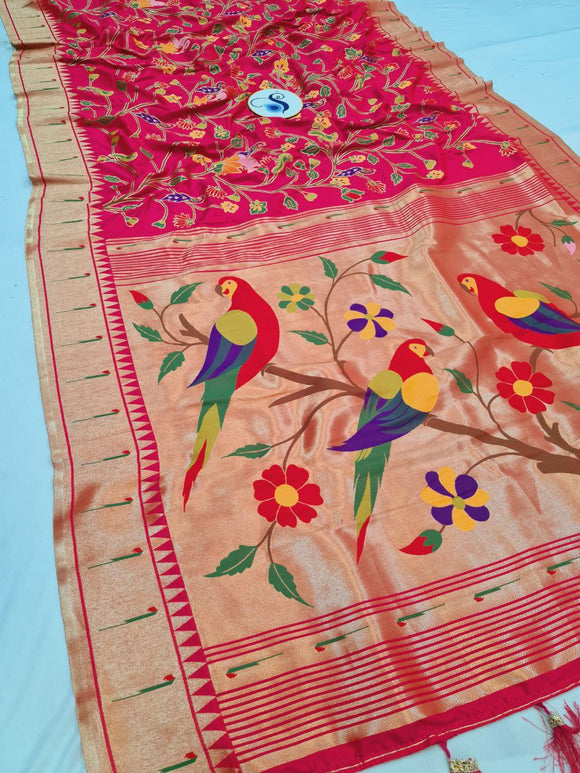 Hemashuka Allover Paithani Saree by Shankari Paithani- NB61 A