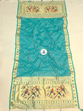 Shankari Paithani Dupatta - Golden Zari Weaving NB62 E