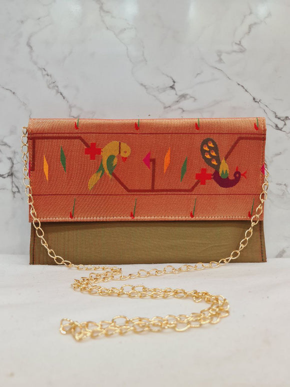 Paithani Purse Double Muniya PR1 FP1  A135