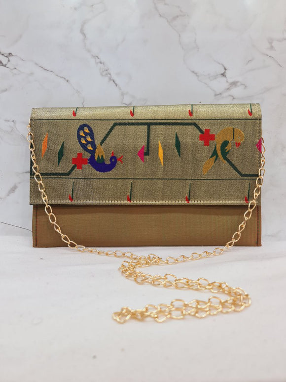 Paithani Purse Double Muniya PR1 FP1  A138