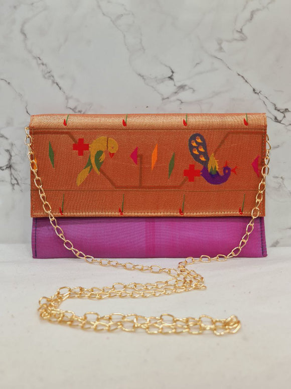 Paithani Purse Double Muniya PR1 FP1  A146