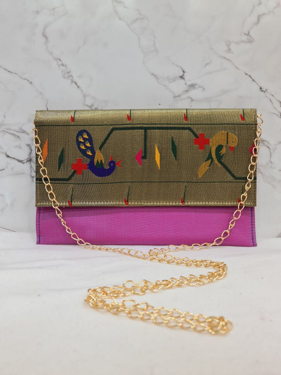 Paithani Purse Double Muniya PR1 FP1  A147