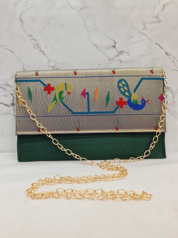 Paithani Purse Double Muniya PR1 FP1  A150