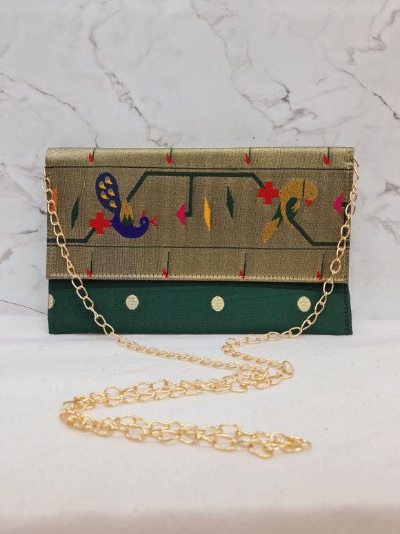 Paithani Purse Double Muniya PR1 FP1  A154