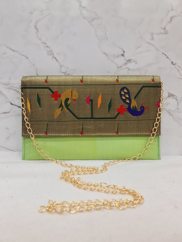 Paithani Purse Double Muniya PR1 FP1  A156