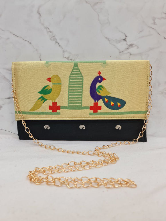 Paithani Purse Double Muniya PR1 FP1  A174