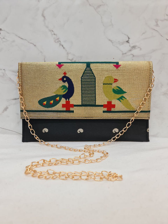 Paithani Purse Double Muniya PR1 FP1  A178