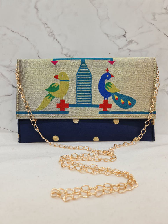 Paithani Purse Double Muniya PR1 FP1  A179