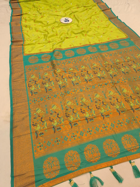 Maharani Chandrakor  Semi Paithani Saree- MA5 A