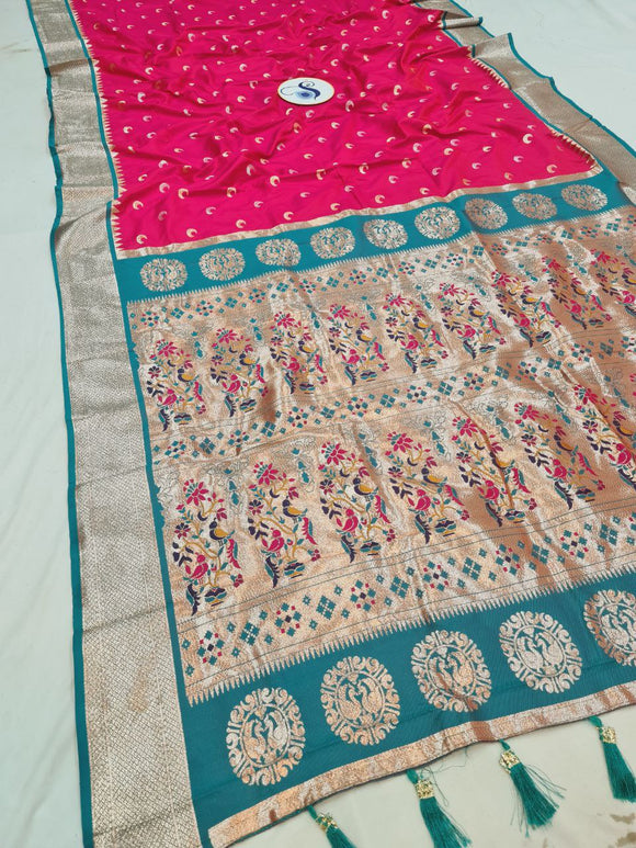 Maharani Chandrakor  Semi Paithani Saree- MA5 L
