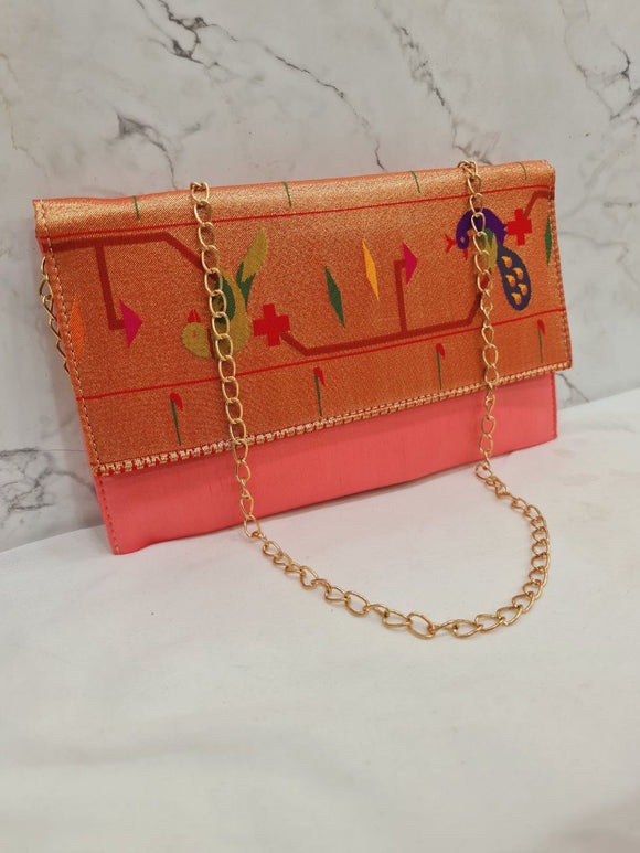 Paithani Purse Double Muniya PR1 FP1  A187