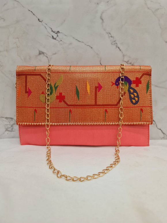 Paithani Purse Double Muniya PR1 FP1  A187