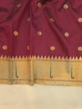 Hamsa Single Muniya Paithani Saree- MA6 C