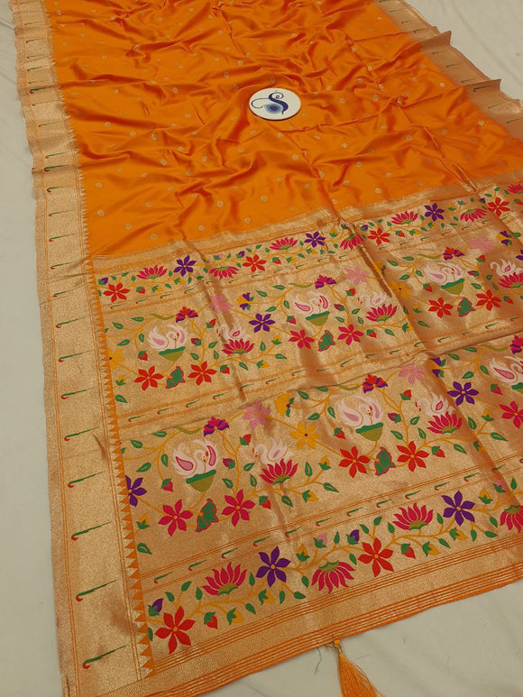 Hamsa Single Muniya Paithani Saree- MA6 E